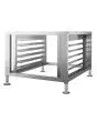 Supporto per forno - Capacità teglie n 6 GN 2/1 o n 6 cm 60x40 - Dimensioni cm L 93,1 x P 95,9 x 69 H - Peso Kg 33,8