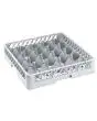 Base cestello lavastoviglie 25 scomparti - Per bicchiere ø 80 mm - Colore grigio - Dimensioni cm L 50 x P 50 x 9 h