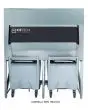 CONTENITORE DI GHIACCIO - Mod. BCS 600 - CAPACITA' CONTENITORE Kg 617 - Struttura in AISI 304 - Carrello escluso - Tipi di fabbricatori di ghiaccio abbinabili SS 150, GRF 310, FD/HD 215, FD/HD 415 MN, FD/HD 415 TR, GRN 310 - Dim. cm L 152,4 x P 101,6 x H 
