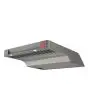 CAPPA SENZA MOTORE IN ACCIAIO INOX PER FORNO MOD. RZ ROTANTE - Diametro uscita fumi cm 20 - Portata m³/h 980 - Dimensioni cm L 142 x P 152 x 29,5 H - Peso Kg 57