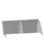 Inserto per tostiera - Struttura in acciaio inox - Peso Kg. 1,5 - Dimensioni cm L 44,2 x P 18,6 x 17,2 h