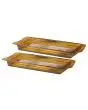 N. 2 contenitori GN 2/4 per alte temperature in plastica PEI - Peso Kg. 1,9 - Dimensioni cm L 62,9 x P 16,3 x 6,5 h