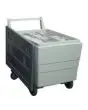 CARRELLO - Mod. CRL 100 - CAPACITA' CARRELLO Kg 617 - Struttura in AISI 304 - Tipi di contenitori abbinabili: BCS 150, BCS 300, BCD 400, BCD 600, BCD 800 - Dim. cm L 62,2 x P 105,4 x H 72,2 - Norma CE