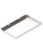 TEGLIA RACCOGLI GRASSO GN 1/1 IN AISI 304 - DIMENSIONI cm L 53,1 x P 33 x 4 h - PER FORNI 6 / 10 TEGLIE COMPATTI