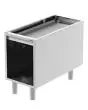 ELEMENTO NEUTRO A GIORNO - MOD. EN091B0 - STRUTTURA IN ACCIAIO INOX AISI 304 - PIANI STAMPATI SPESSORE 20/10 - BORDI ARROTONDATI - DIMENSIONI cm L 40 x P 85 x H 66
