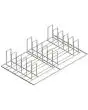 GRIGLIA PER COTTURA COSTICINE GN 1/1 IN AISI 304 - DIMENSIONI cm L 53 x P 32,5 x 12,3 h - PER FORNI Mod. OMH 511, OMH 711, OMH 1111, OMH 611 E, OMH 1011 E in tutte le versiioni