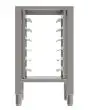 TAVOLO FISSO - Cod. MKTS11C - Tavolo fisso in Aisi 430 con supporti per forni compatti 6 / 10 teglie - Per i modelli OMH 611 E, OMH 1011 E in tutte le versioni - Dimensioni cm. L 50 x P 73,6 x 77 h