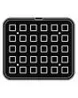 PIASTRA SQUARE PER COOKMATIC - MOD. 10 - IN ALLUMINIO - RIVESTIMENTO ANTIADERENTE - DIMENSIONI cm L 38 x P 33 - ADATTABILE PER COOKMATIC SPECIAL - DIM. SUP. cm 3,3 x 3,3 - DIM. INF. cm 2,8 x 2,8 - H cm 1,7 - PROFILO LISCIO - N. 30 IMPRONTE QUADRATE - SPES