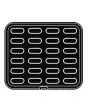 PIASTRA ECLAIR PER COOKMATIC - MOD. 39 - IN ALLUMINIO - RIVESTIMENTO ANTIADERENTE - DIMENSIONI cm L 38 x P 33 - ADATTABILE PER COOKMATIC SPECIAL - DIM. SUP. cm 6,6 x 2,7 - DIM. INF. 6,4 x 2,5 - H cm 1,5 - N. 24 IMPRONTE OVALI MIGNON - SPESSORE PARETI 3,5 