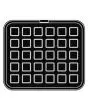 PIASTRA SQUARE PER COOKMATIC - MOD. 3 - IN ALLUMINIO - RIVESTIMENTO ANTIADERENTE - DIMENSIONI cm L 38 x P 33 - ADATTABILE PER COOKMATIC SPECIAL - DIM. SUP. cm 4 x 4 - DIM. INF. cm 3,5 x 3,5 - H cm 1,9 - PROFILO LISCIO - N. 30 IMPRONTE QUADRATE - SPESSORE 
