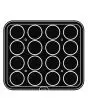 PIASTRA ROUND PER COOKMATIC - MOD. 56 - IN ALLUMINIO - RIVESTIMENTO ANTIADERENTE - DIMENSIONI cm L 38 x P 33 - ADATTABILE PER COOKMATIC SPECIAL - DIM. SUP. cm ø 6,8 - DIM. INF. cm ø 6,6 - H cm 2 - PROFILO LISCIO - N. 16 IMPRONTE TONDE - SPESSORE PARETI 3 