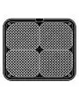 PIASTRA SQUARE PER COOKMATIC - MOD. L - IN ALLUMINIO - RIVESTIMENTO ANTIADERENTE - DIMENSIONI cm L 38 x P 33 - ADATTABILE PER COOKMATIC SPECIAL - DIM. cm 17 x 14 - CIALDE CON INCROCIO - N. 4 IMPRONTE WAFER