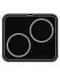 PIASTRA ROUND PER COOKMATIC - MOD. Z - IN ALLUMINIO - RIVESTIMENTO ANTIADERENTE - DIMENSIONI cm L 38 x P 33 - ADATTABILE PER COOKMATIC SPECIAL - DIM. SUP. cm ø 16 - DIM. INF. cm ø 14,6 - H cm 2,2 - PROFILO LISCIO - N. 2 IMPRONTE TORTA MEDIA - SPESSORE PAR