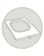 STAMPO PER MOD. SEAL MATIC 300 Digit - MISURA: MV (cm 18 x 18)