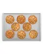 TEGLIA IN ALLUMINIO MICROFORATA ANTIADERENTE Mod. FORO BAKE - Ideale per pasticceria congelata e pane congelato - La microforatura aumenta la traspirazione - Bordo ultra basso per massima uniformità