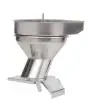 TRAMOGGIA AUTOMATICA IN ACCIAIO INOX CON VASSOIO D'ALIMENTAZIONE - Per tutte le verdure (pomodori, cipolle, patate)