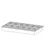 N. 8 VASCHETTE GN 1/6 + N. 4 GN 1/9 CON COPERCHI PER VASCA REFRIGERATA CON LUNGHEZZA cm 100