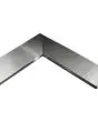 Vassoio a gradino in acciaio inox altezza cm 40 per angolo 90° chiuso