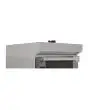CAPPA CON CONDENSATORE DI VAPORE - Necessario collegamento idrico - Potenza elettrica Kw 0,2 - Diametro del camino di scarico: 121 mm - Flusso min. d’aria: 550 m3/h - Flusso max. d’aria:  750 m3/h - Peso Kg 21 - Dimensioni cm L 60 x P 73,1 x h 27,6