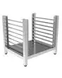 STAND ALTO CON SUPPORTI LATERALI - Distanza tra teglie cm 6 - Peso Kg 10 - Dimensioni cm L 79,4 x P 68,8 x h 73,8