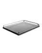 RIPIANO PORTAOGGETTI IN ACCIAIO INOX DA POSIZIONARE SOPRA AL FORNO - DIMENSIONI cm L 55 x P 42,2 x 6,7 H