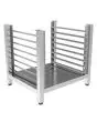 STAND ALTO CON SUPPORTI LATERALI - Distanza tra teglie cm 6 - Peso Kg 9 - Dimensioni cm L 59,4 x P 54,6 x h 73,8