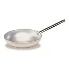 Padella Svasata Alta 1 Manico  in Alluminio - AGNELLI Linea ALLUMINIO 111B - 3 MM - Codice ALMA111B - Spessore mm 3 - Diametro 38 cm - Altezza cm 85 - Imballo confezione da n. 1 Unità