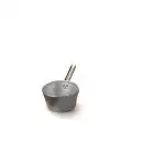 Casseruola Conica 1 Manico  in Alluminio - AGNELLI Linea ALLUMINIO 109 - 3 MM - Codice ALMA109 - Spessore mm 3 - Capacità 13 lt  - Diametro 16 cm - Altezza cm 85 - Imballo confezione da n. 1 Unità