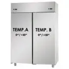 ARMADIO REFRIGERATO VENTILATO COMBINATO 1200 TN -2/+8 TN -2/+8 GN-STANDARD