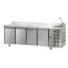Tavolo refrigerato in acciaio inox Tecnodom UG04MGNLAL
