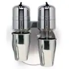 FRULLINO FRAPPE' A MURO MOD. GM3133M - N. 2 BICCHIERI IN ACCIAIO INOX DA Lt. 0,800 - VELOCITA' FRULLATORE 18000 RPM - POTENZA 300W - ALIMENTAZIONE 230V MONOFASE 50/60Hz - NORMA CE