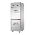 Armadio frigo in acciaio inox combinato positivo e negativo (congelatore) gastronorm Tecnodom A207MIDPN