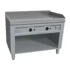 CUCINA TEPPANYAKI A GAS 2 FUOCHI  - MOD. VGO2100L - 2 zone cottura - Costruita esclusivamente su misura - Vano a giorno - Piastra di cottura al cromo duro lucido - Alzatina su 4 lati - Potenza a gas kW 11,6 (2x5,8 kW) - Dimensioni: cm L 100 x P 72 x H 85 