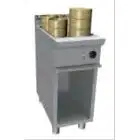 VAPORIERA DIM SUM ELETTRICA - MOD. N9WUZ400DC - Struttura in acciaio inox - Vano a giorno - Piano di lavoro arrotondato in acciaio inox - Vasca GN 1/1 + 1/3 cm 20h - Teglia forata in acciaio inox per appoggio cestini in bambù - Potenza elettrica kW 12,0 -