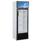 ARMADIO FRIGORIFERO IN LAMIERA VERNICIATA E ALLUMINIO - PER BIBITE - STATICO - Mod. G-SNACK176SC - CAPACITA' Lt 171 - N. 1 PORTA VETRO - TEMPERATURA +2°/+8°C - Dim. cm L 55 x P 45 x h 165 - Norma CE