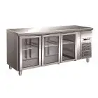 Tavolo refrigerato in acciaio inox Forcar G-GN3100TNG