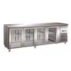 Tavolo refrigerato in acciaio inox Forcar G-GN4100TNG