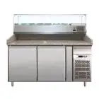 Banco pizza refrigerato in acciaio inox Forcar G-PZ2600TN33