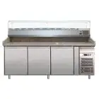 Banco pizza refrigerato in acciaio inox Forcar PZ3600TN38