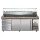 Banco pizza refrigerato in acciaio inox Forcar G-PZ2610TN38