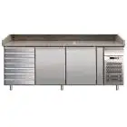 Banco pizza refrigerato in acciaio inox Forcar G-PZ2610TN