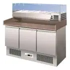 Banco pizza refrigerato in acciaio inox Forcar G-S903PZ33