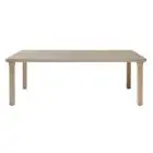 TAVOLO PER ALLUNGABILE - MOD. 1893 - PIANO IN TECNOPOLIMERO CON EFFETTO DOGHE - GAMBE IN ALLUMINIO VERNICIATO cm 80x80 - 2 PROLUNGHE - PER USO INTERNO/ESTERNO - ALLUNGABILE FINO A cm 220 - DIM. cm L 170/195/220 x P 100 x H 75 - NORMA CE