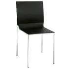 SEDIA - MOD. CT123 - STRUTTURA IN ACCIAIO CROMATO - SCOCCA IN POLIPROPILENE - ALTEZZA SEDUTA cm 46 - IMPILABILE FINO A 4 PEZZI - PER USO INTERNO - DIM. cm L 39 x P 42,5 x h 82 - NORMA CE
