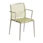 SEDIA AVENICA - MOD. AVENICA - SEDIA IN TECNOPOLIMERO BI-MATERIALE - CON BRACCIOLI - PER USO INTERNO/ESTERNO - DIM. cm L 54 x P 55 x H 84 - NORMA CE