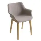 SEDIA MORE IMBOTTITA - MOD. MORE BL - SCOCCA IN PU-FLEX RIVESTITA - TELAIO IN LEGNO DI FAGGIO - PER USO INTERNO - DIM. cm L 60 x P 57 x H 79 - NORMA CE