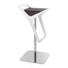SGABELLO FREEDOM - MOD. FREEDOM GIREVOLE E REGOLABILE IN ALTEZZA - SEDUTA E TELAIO IN TECNOPOLIMERO - BASE GIREVOLE CROMATA O SATINATA - PER USO INTERNO - DIM. cm L 36 x P 36 x H 82 - NORMA CE