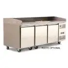 Banco pizza refrigerato in acciaio inox Allforfood FQG4596GR