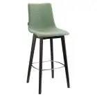 SGABELLO NATURAL ZEBRA POP - MOD. 2813 - GAMBE IN FAGGIO NATURALE O FAGGIO WENGE' - SEDUTA IMBOTTITA CON ANIMA IN POLICARBONATO ANTISHOCK - POGGIAPIEDI IN ACCIAIO CROMATO - PER USO INTERNO - DA ASSEMBLARE - ALTEZZA SEDUTA cm 68 - DIM. cm L 46 x P 50 x H 1