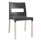 SEDIA NATURAL MAXI DIVA - MOD. 2816 - STRUTTURA A 4 GAMBE IN FAGGIO SBIANCATO O FAGGIO WENGE' A SEZIONE QUADRATA DA mm 27x27 - SEDUTA E SCHIENALE IN TECNOPOLIMERO - PER USO INTERNO - IMPILABILE - DIM. cm L 50 x P 53 x H 84 - NORMA CE